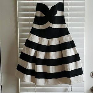 Strapless cocktail dress